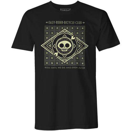 Easy Rider Badge TeeLadislas Chachignot - THREAD+SPOKE | MTB APPAREL | ROAD BIKING T-SHIRTS | BICYCLE T SHIRTS |