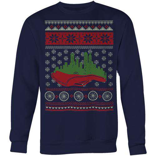 Christmas in the City SweaterMackenzie McKinney - THREAD+SPOKE | MTB APPAREL | ROAD BIKING T-SHIRTS | BICYCLE T SHIRTS |