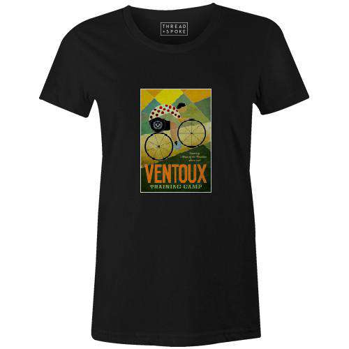 Ventoux Training Camp Women'sPoster Bob - THREAD+SPOKE | MTB APPAREL | ROAD BIKING T-SHIRTS | BICYCLE T SHIRTS |