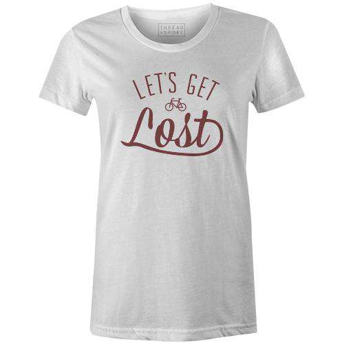 Let's Get Lost Women'sPaige Sosebee - THREAD+SPOKE | MTB APPAREL | ROAD BIKING T-SHIRTS | BICYCLE T SHIRTS |