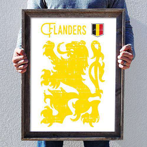 Flanders PosterThread+Spoke - THREAD+SPOKE | MTB APPAREL | ROAD BIKING T-SHIRTS | BICYCLE T SHIRTS |