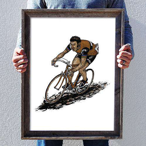 Merckx Cobble PosterThread+Spoke - THREAD+SPOKE | MTB APPAREL | ROAD BIKING T-SHIRTS | BICYCLE T SHIRTS |
