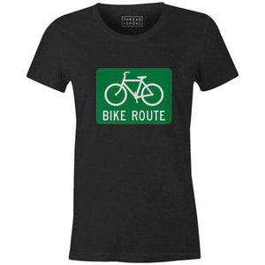Bike Route Women'sSummer Myers - THREAD+SPOKE | MTB APPAREL | ROAD BIKING T-SHIRTS | BICYCLE T SHIRTS |