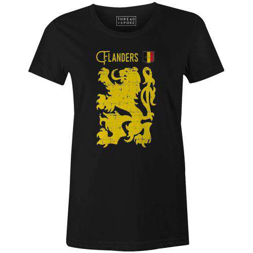 Flanders Women'sThread+Spoke - THREAD+SPOKE | MTB APPAREL | ROAD BIKING T-SHIRTS | BICYCLE T SHIRTS |