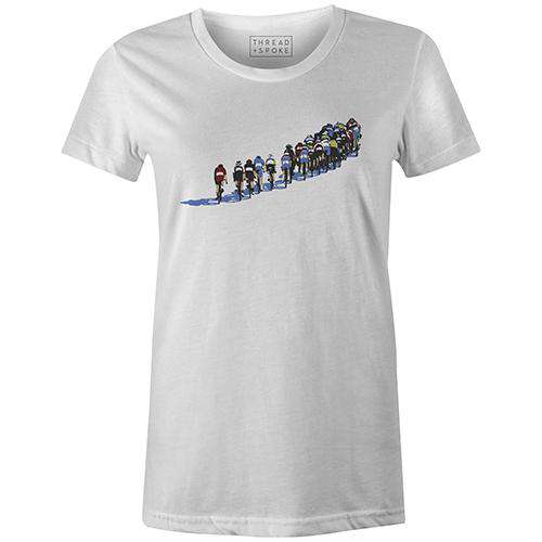 Echelon Women'sThread+Spoke - THREAD+SPOKE | MTB APPAREL | ROAD BIKING T-SHIRTS | BICYCLE T SHIRTS |