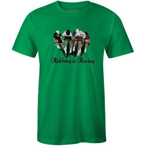 Rubbing is RacingThread+Spoke - THREAD+SPOKE | MTB APPAREL | ROAD BIKING T-SHIRTS | BICYCLE T SHIRTS |
