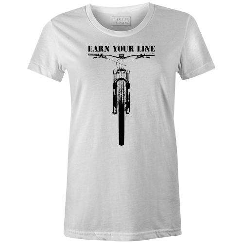 EARN YOUR LINE MTB Women'sTHREAD+SPOKE - THREAD+SPOKE | MTB APPAREL | ROAD BIKING T-SHIRTS | BICYCLE T SHIRTS |