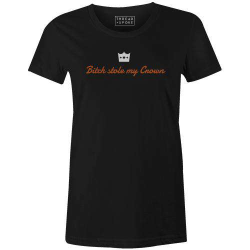 Bitch Stole My Crown Women'sThread+Spoke - THREAD+SPOKE | MTB APPAREL | ROAD BIKING T-SHIRTS | BICYCLE T SHIRTS |