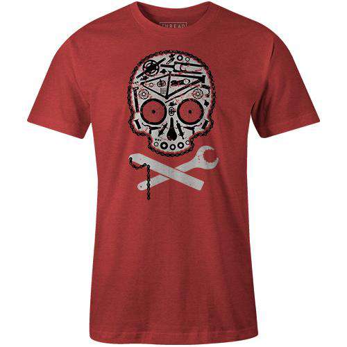 MTB SkullThread+Spoke - THREAD+SPOKE | MTB APPAREL | ROAD BIKING T-SHIRTS | BICYCLE T SHIRTS |