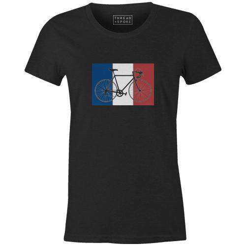 Tour Flag Women'sThread+Spoke - THREAD+SPOKE | MTB APPAREL | ROAD BIKING T-SHIRTS | BICYCLE T SHIRTS |