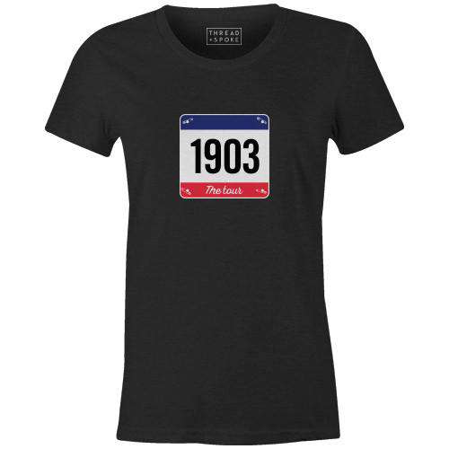 Race No Tee 1903 Women'sThread+Spoke - THREAD+SPOKE | MTB APPAREL | ROAD BIKING T-SHIRTS | BICYCLE T SHIRTS |