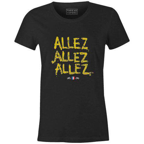 Allez Allez Allez Women'sThread+Spoke - THREAD+SPOKE | MTB APPAREL | ROAD BIKING T-SHIRTS | BICYCLE T SHIRTS |