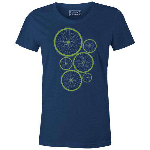 Drive Green Women'sYanmos - THREAD+SPOKE | MTB APPAREL | ROAD BIKING T-SHIRTS | BICYCLE T SHIRTS |