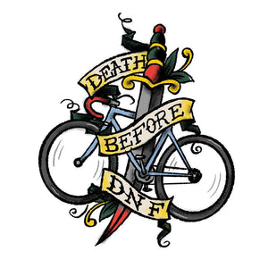 Death Before DNF Women'sThread+Spoke - THREAD+SPOKE | MTB APPAREL | ROAD BIKING T-SHIRTS | BICYCLE T SHIRTS |