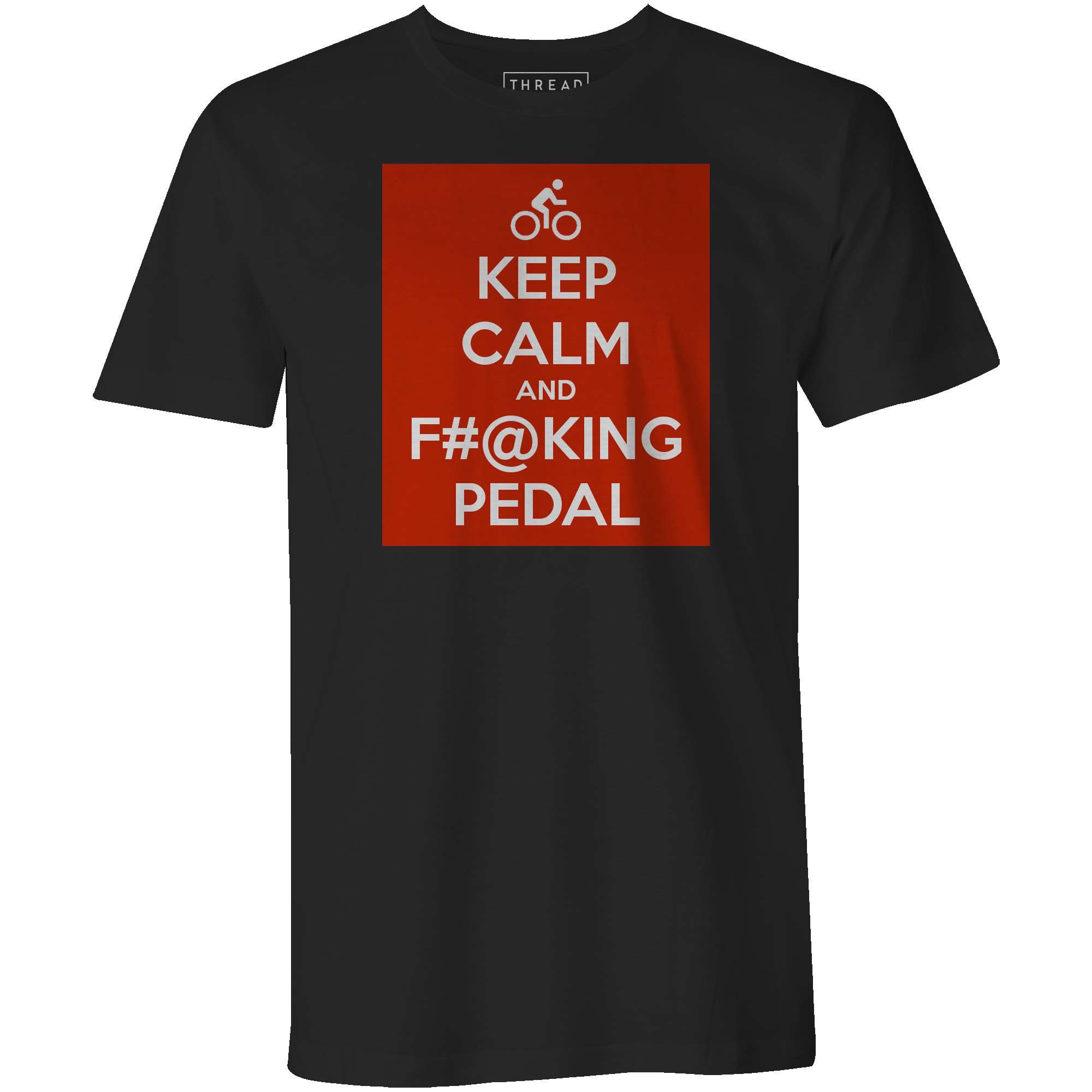 Keep Calm and PedalMile24 - THREAD+SPOKE | MTB APPAREL | ROAD BIKING T-SHIRTS | BICYCLE T SHIRTS |