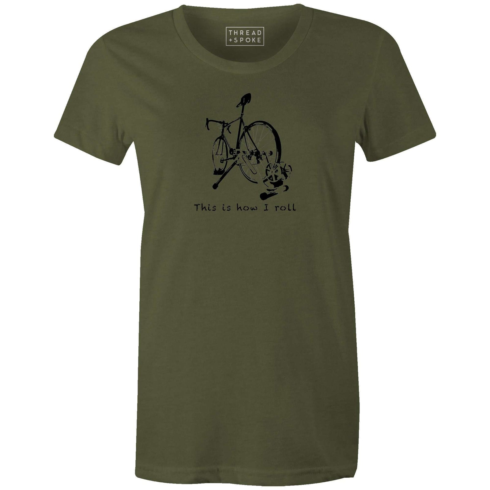 This Is How I Roll Women'sMile24 - THREAD+SPOKE | MTB APPAREL | ROAD BIKING T-SHIRTS | BICYCLE T SHIRTS |