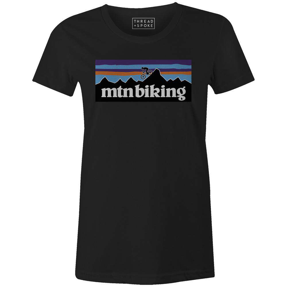 Women's T-shirt - Mtn Biking Patagonia