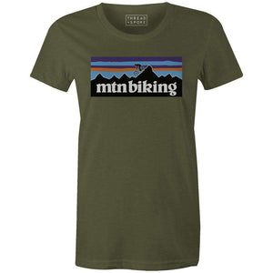Women's T-shirt - Mtn Biking Patagonia