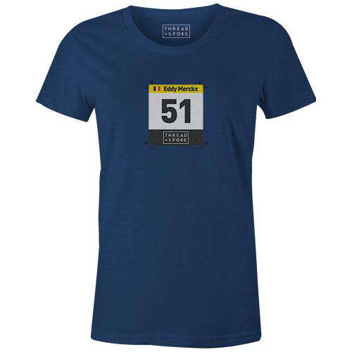 51 Merckx Women'sBICI - THREAD+SPOKE | MTB APPAREL | ROAD BIKING T-SHIRTS | BICYCLE T SHIRTS |