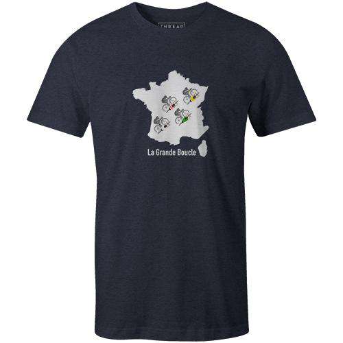 La Grande BoucleBICI - THREAD+SPOKE | MTB APPAREL | ROAD BIKING T-SHIRTS | BICYCLE T SHIRTS |
