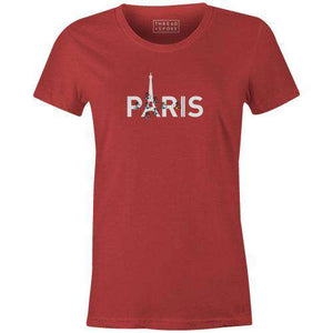 PARIS Women'sBICI - THREAD+SPOKE | MTB APPAREL | ROAD BIKING T-SHIRTS | BICYCLE T SHIRTS |