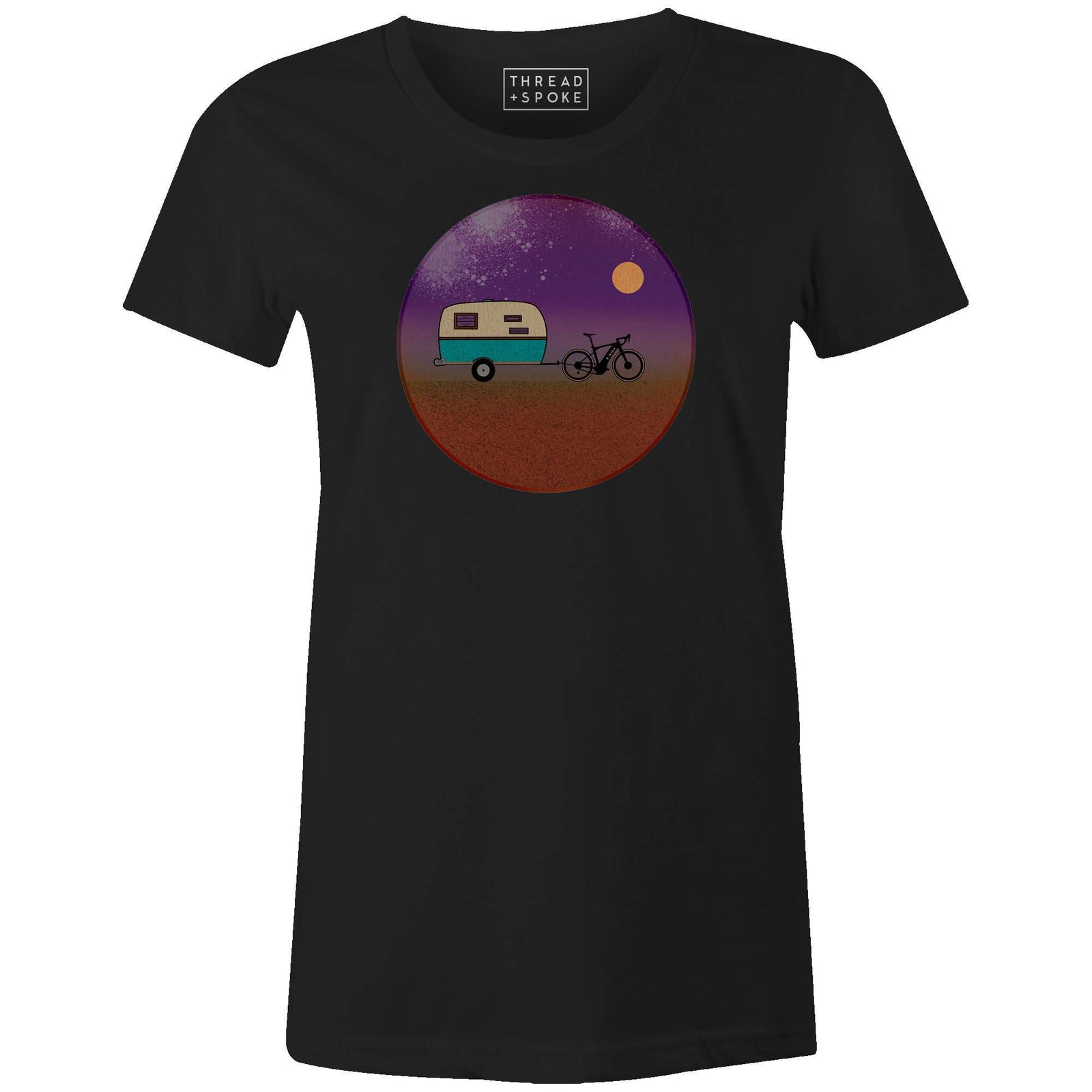 Bike Glamping Women'sLucas Lajoie - THREAD+SPOKE | MTB APPAREL | ROAD BIKING T-SHIRTS | BICYCLE T SHIRTS |