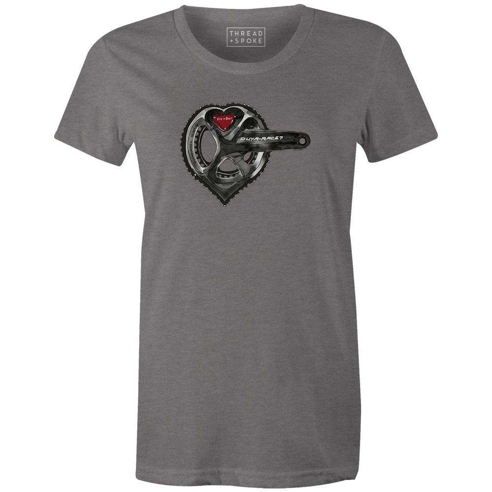 DUYARACE? Women'sA Quiet Bird - THREAD+SPOKE | MTB APPAREL | ROAD BIKING T-SHIRTS | BICYCLE T SHIRTS |