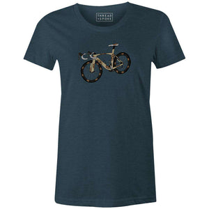 Cookie Bike Women'sA Quiet Bird - THREAD+SPOKE | MTB APPAREL | ROAD BIKING T-SHIRTS | BICYCLE T SHIRTS |