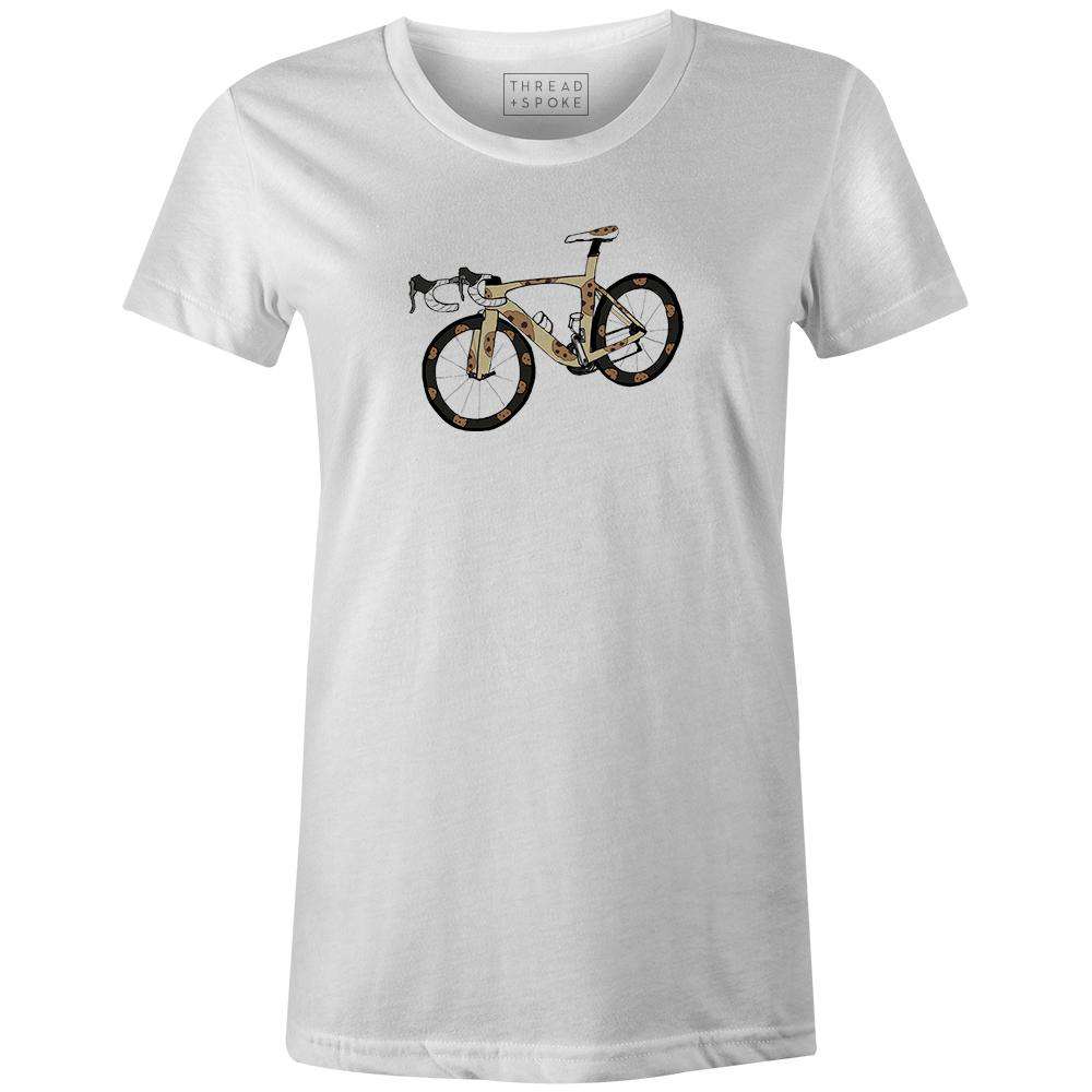 Cookie Bike Women'sA Quiet Bird - THREAD+SPOKE | MTB APPAREL | ROAD BIKING T-SHIRTS | BICYCLE T SHIRTS |