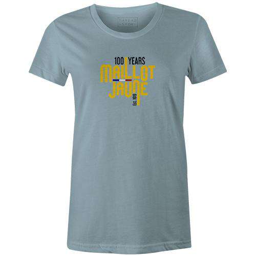 Maillot Jaune Women'sReigedesign - THREAD+SPOKE | MTB APPAREL | ROAD BIKING T-SHIRTS | BICYCLE T SHIRTS |