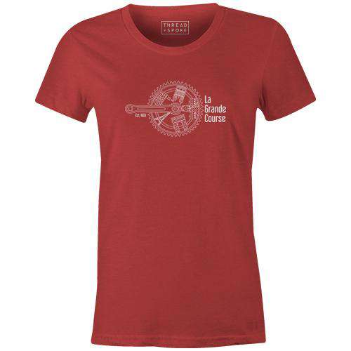 Parisian Crank Women'sReigedesign - THREAD+SPOKE | MTB APPAREL | ROAD BIKING T-SHIRTS | BICYCLE T SHIRTS |
