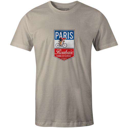 Paris Roubaix BadgeThread+Spoke - THREAD+SPOKE | MTB APPAREL | ROAD BIKING T-SHIRTS | BICYCLE T SHIRTS |