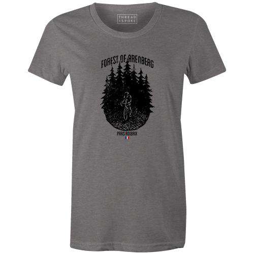 Forest of Arenberg Women'sThread+Spoke - THREAD+SPOKE | MTB APPAREL | ROAD BIKING T-SHIRTS | BICYCLE T SHIRTS |