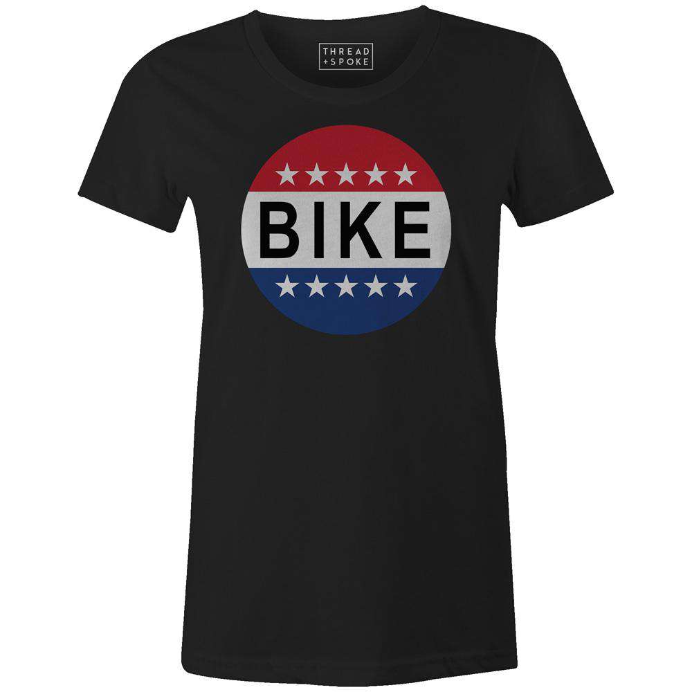 Bike & Vote Women'sThread+Spoke - THREAD+SPOKE | MTB APPAREL | ROAD BIKING T-SHIRTS | BICYCLE T SHIRTS |