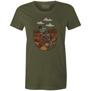 Women's T-shirt - Desert MTB