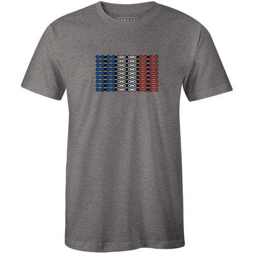 Chain Flag FranceJeremy Reiss - THREAD+SPOKE | MTB APPAREL | ROAD BIKING T-SHIRTS | BICYCLE T SHIRTS |