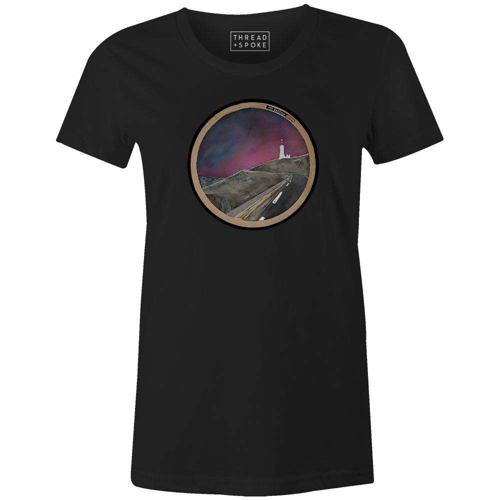 Mont Ventoux Painting Women'sLucas Lajoie - THREAD+SPOKE | MTB APPAREL | ROAD BIKING T-SHIRTS | BICYCLE T SHIRTS |
