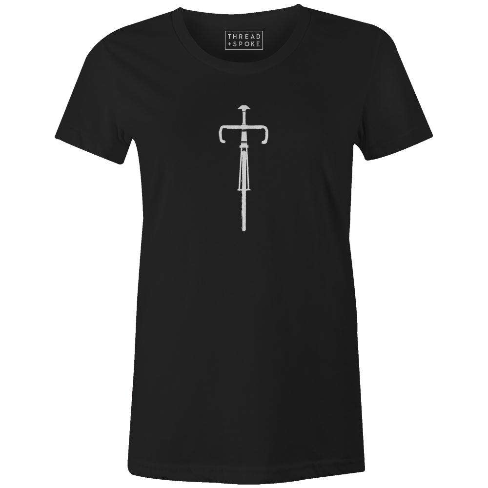Road Bike Silhouette Women'sLucas Lajoie - THREAD+SPOKE | MTB APPAREL | ROAD BIKING T-SHIRTS | BICYCLE T SHIRTS |