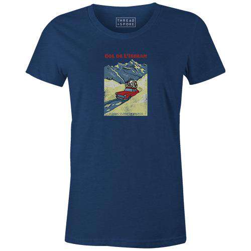Col de l'Iseran Women'sThread+Spoke - THREAD+SPOKE | MTB APPAREL | ROAD BIKING T-SHIRTS | BICYCLE T SHIRTS |