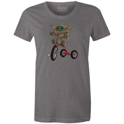 Baby Yoda's Tricycle Women'sThread+Spoke - THREAD+SPOKE | MTB APPAREL | ROAD BIKING T-SHIRTS | BICYCLE T SHIRTS |