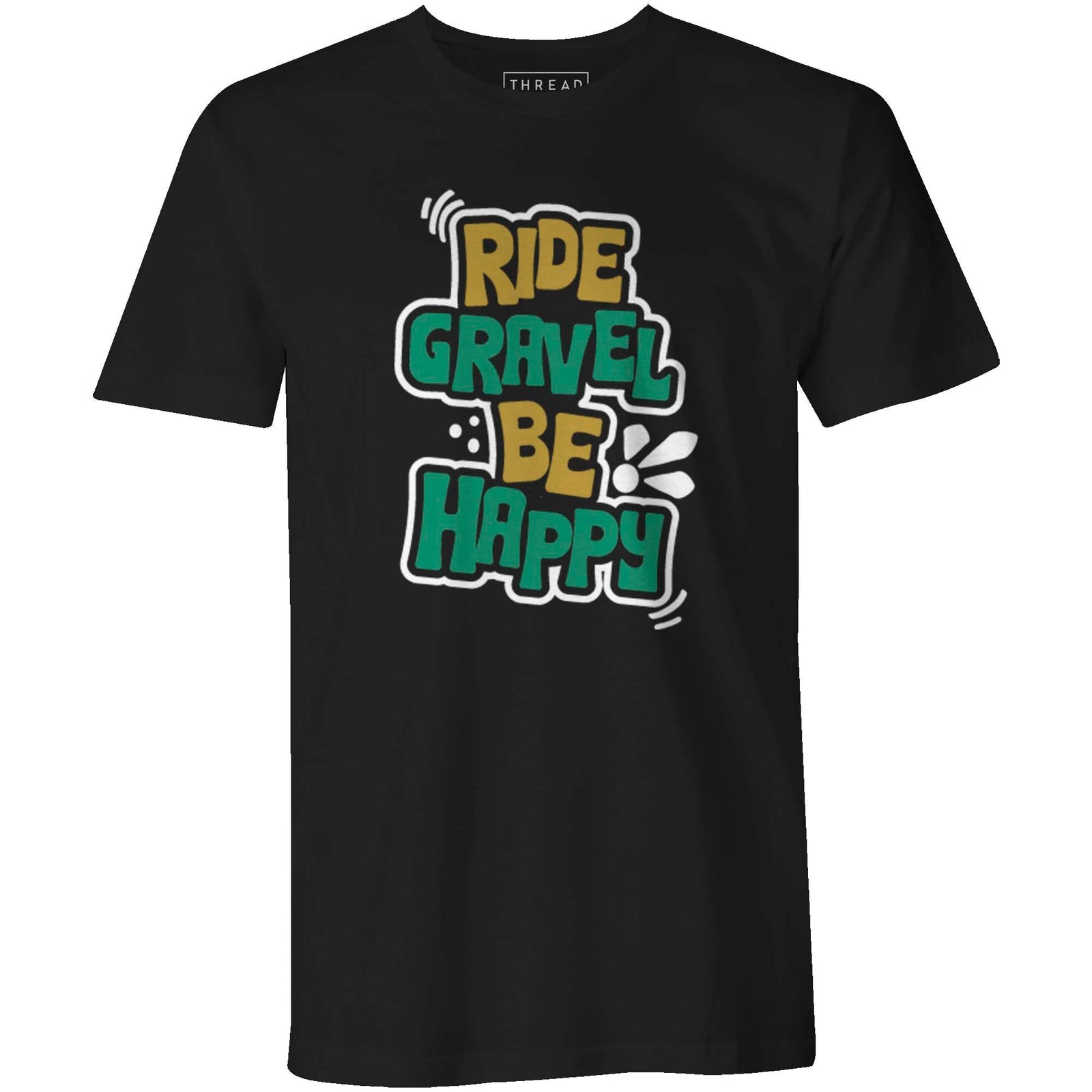 Men's T-shirt - Ride Gravel Be Happy