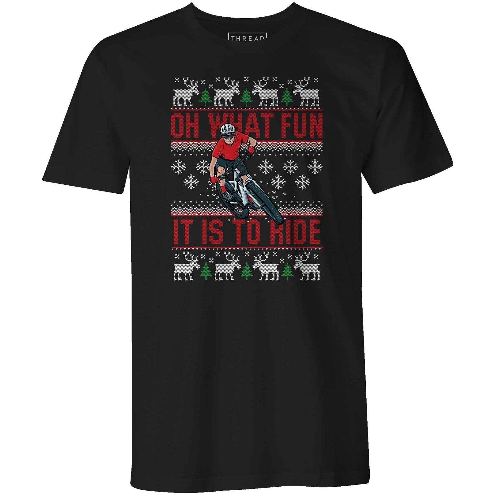 Men's T-shirt - Oh What Fun it is to Ride