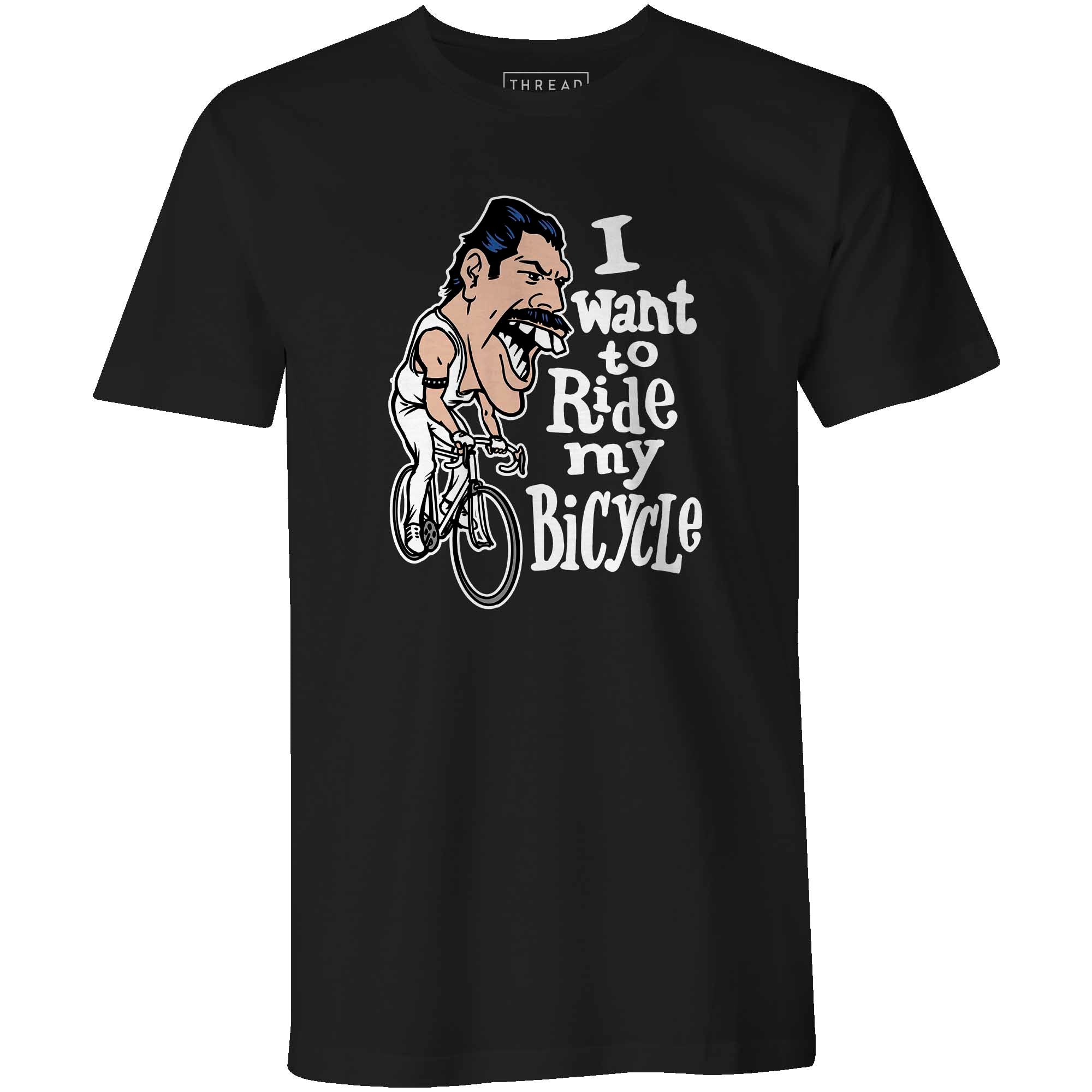Men's T-shirt - I Want to Ride My Bicycle