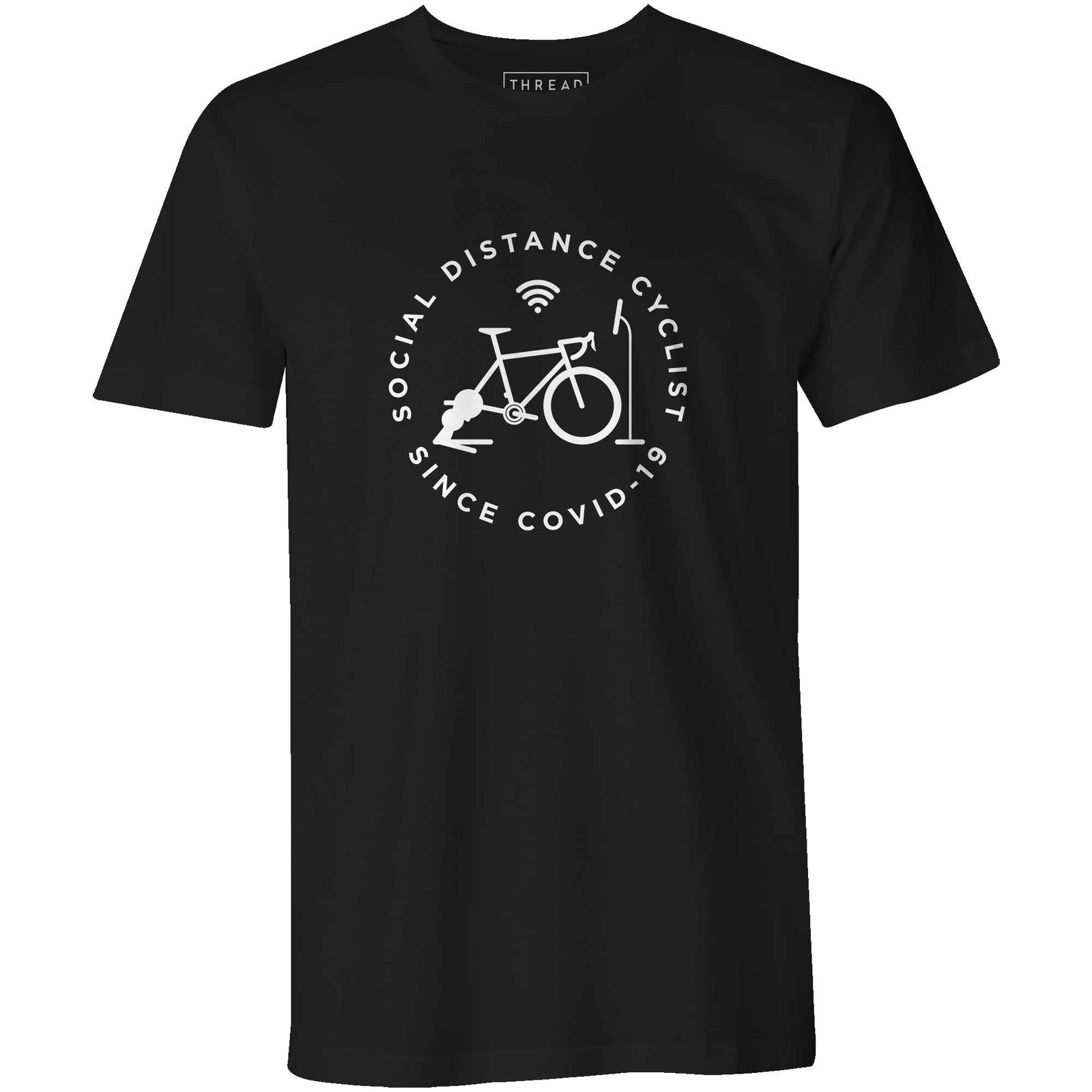 Men's T-shirt - Social Distance Cyclist