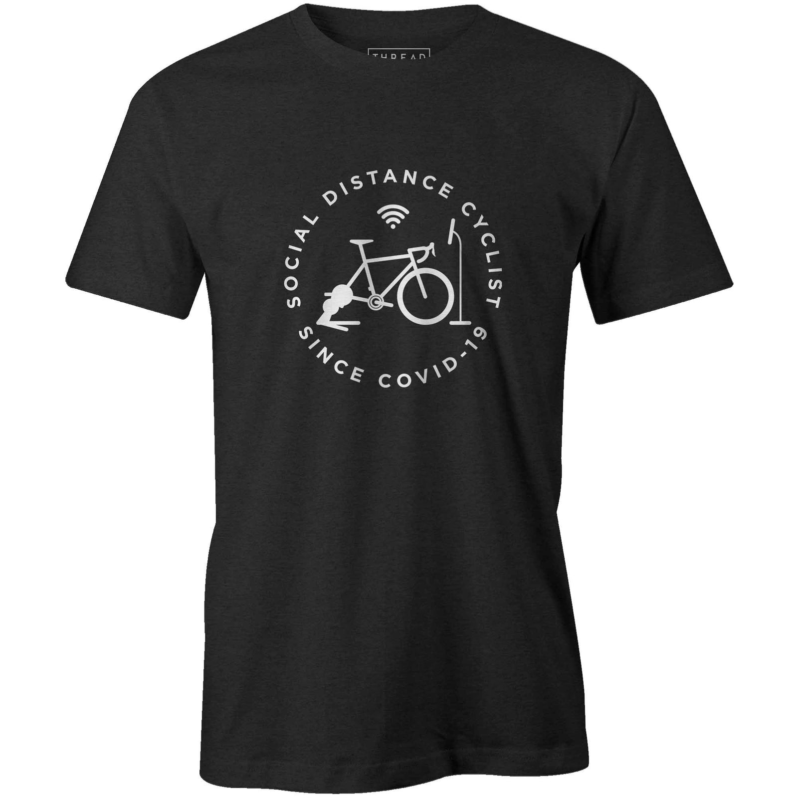 Men's T-shirt - Social Distance Cyclist