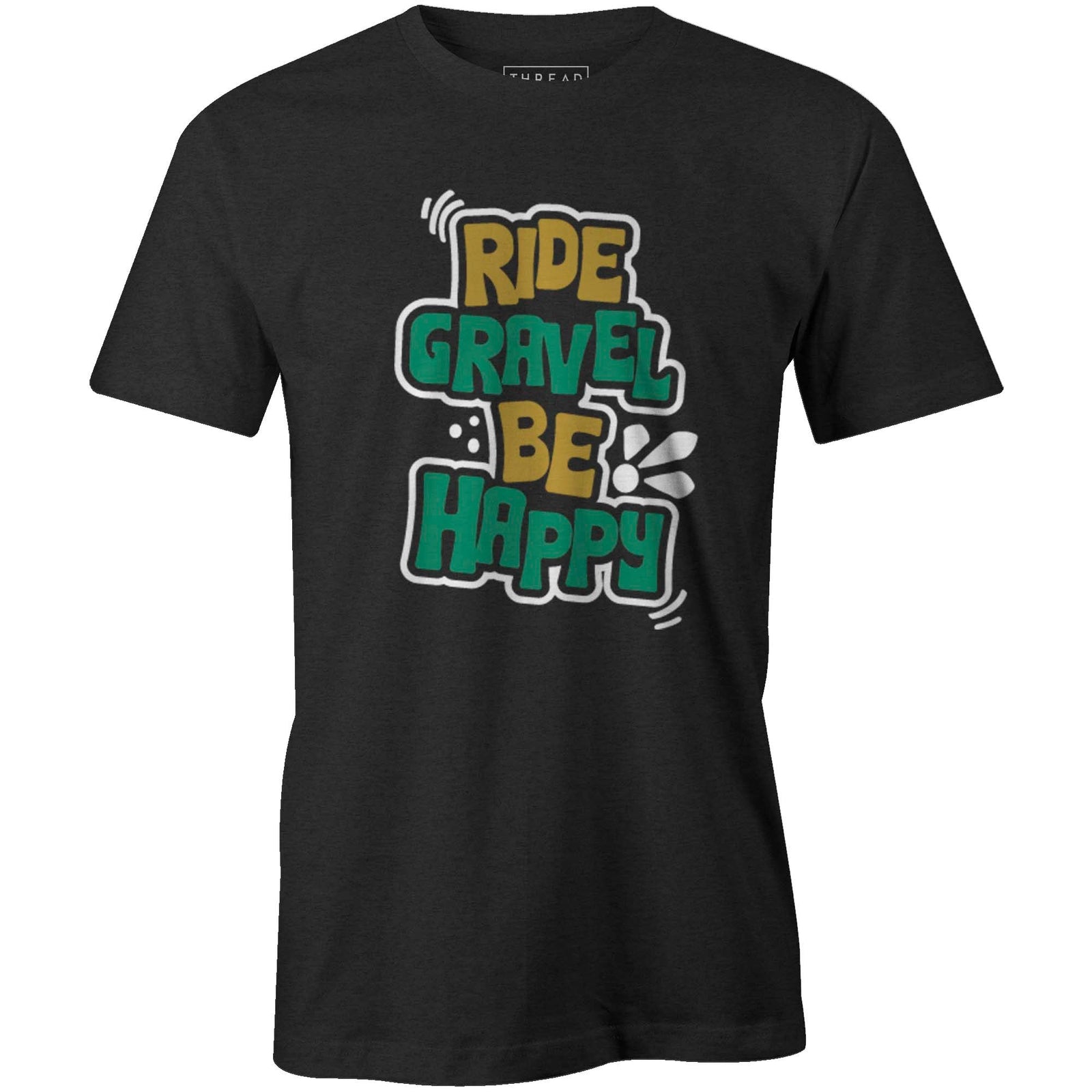 Men's T-shirt - Ride Gravel Be Happy