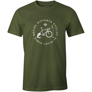 Men's T-shirt - Social Distance Cyclist