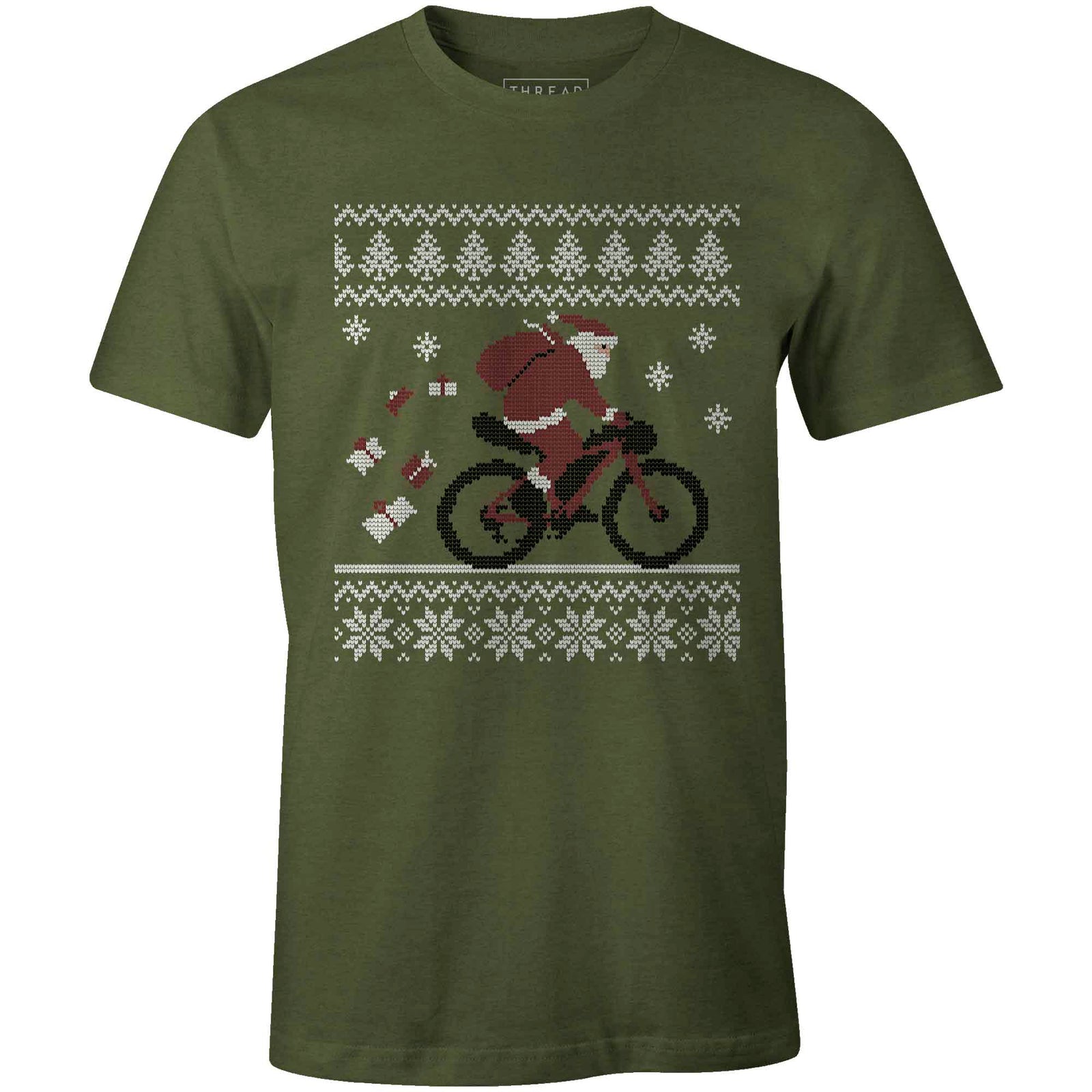 Men's T-shirt - Santa Bikepack