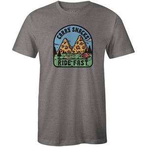 Men's T-shirt - Carry Snacks Ride Fast
