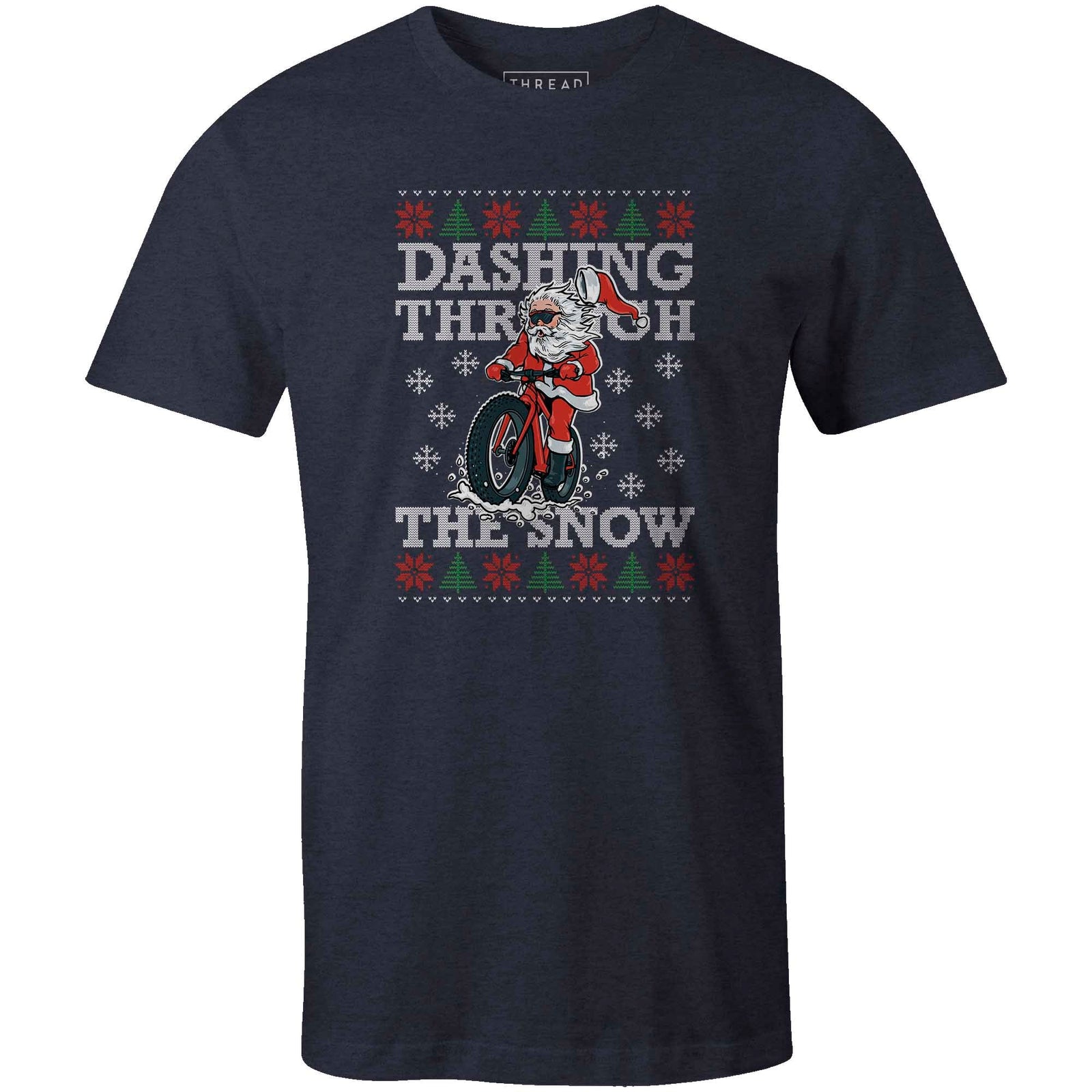 Men's T-shirt - Dashing Through the Snow